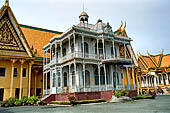 Phnom Penh - The Royal Palace, French-style Napoleon III pavilion 
